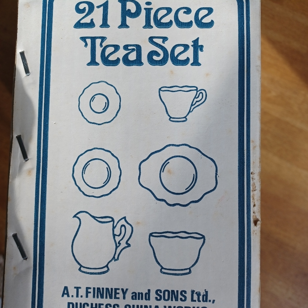 Vintage Duchess Bone China Tea Set Tranquility pattern 21 pc. Set never … - Picture 8 of 8